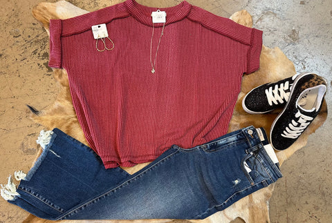 Corded rib hi-low