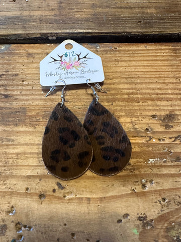 Cheetah earrings