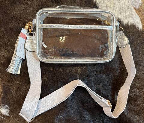 Game Day clear bag (silver)