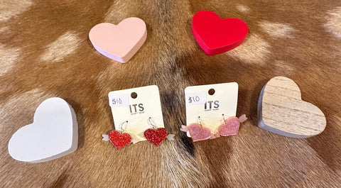 Heart earrings