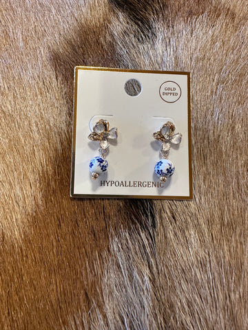 Flower earrings