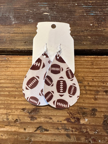 Football earrings