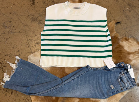 Oversized sweater vest