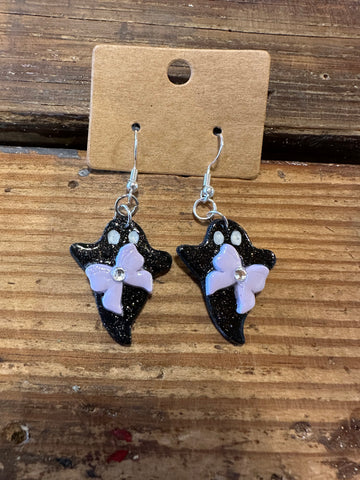 Clay dangle earrings