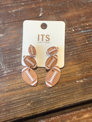 Football earrings