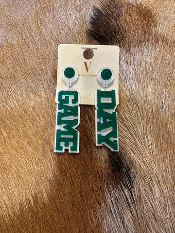 Game day earrings