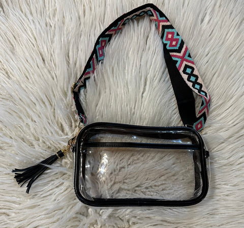 Clear crossbody bag