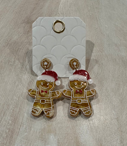 Gingerbread earrings