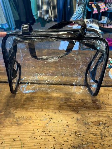 Clear makeup bag