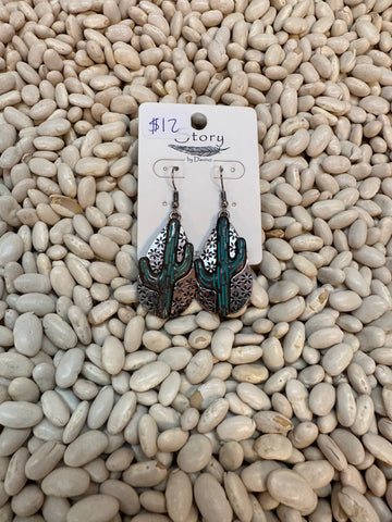 Cactus earrings