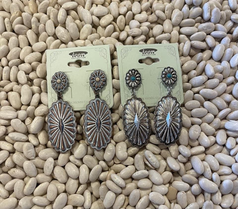 Concho earrings