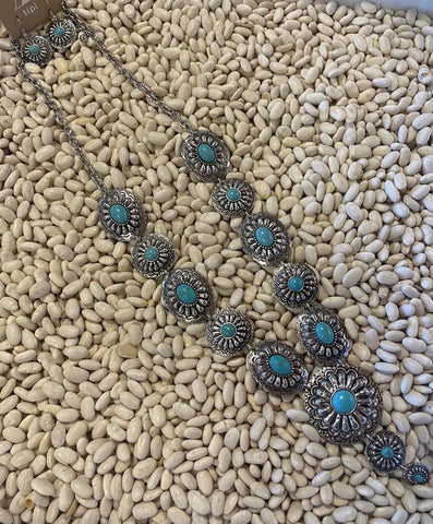 Concho necklace