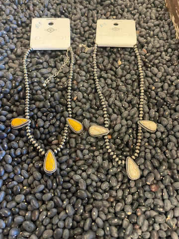 Faux Navajo bead Chokers