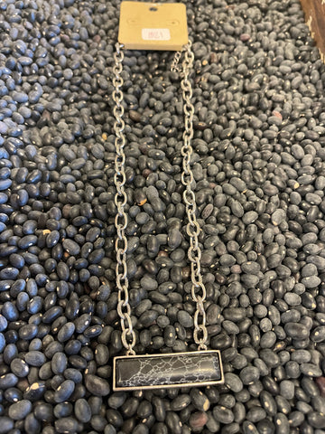 Black Bar necklace